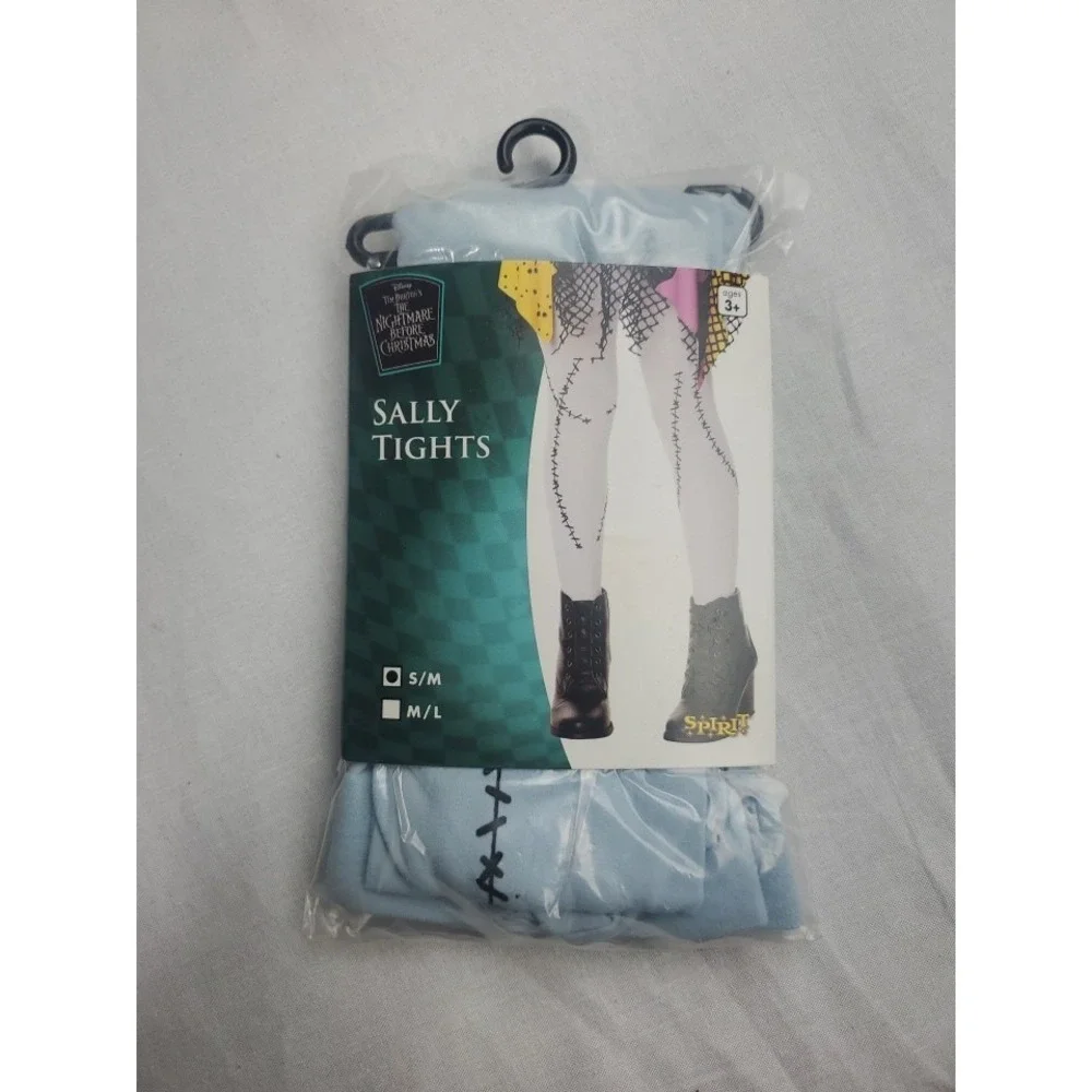 Youth Size S/M Disney Nightmare Before Christmas Sally Tights Halloween Costume